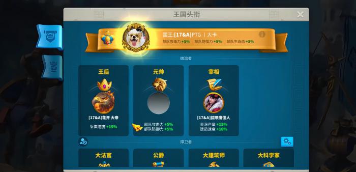 万国觉醒中头衔都有什么1