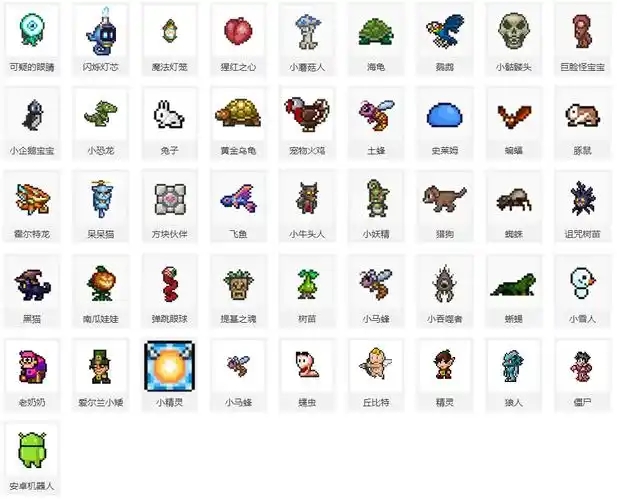 泰拉瑞亚前期有哪些稀有宠物2