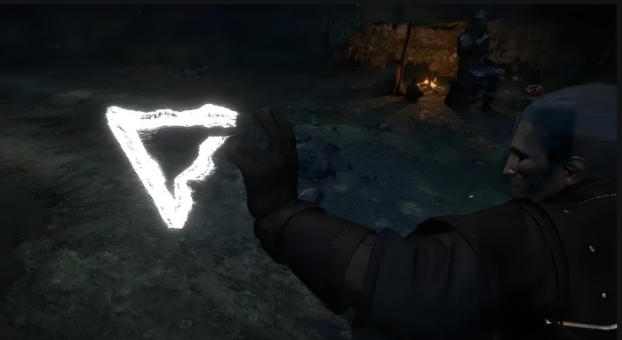 巫师三怎么施放法印1