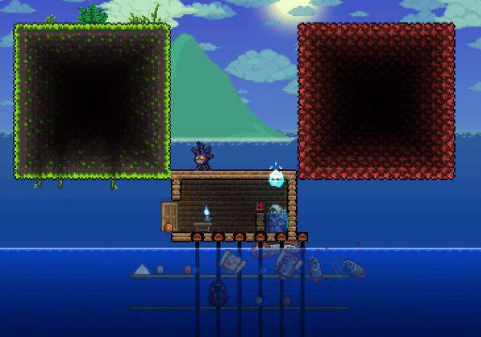 泰拉瑞亚探测怪怎么防1