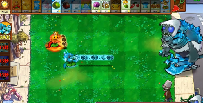 《植物大战僵尸杂交版》新boss僵尸冰霜巨人僵尸介绍2