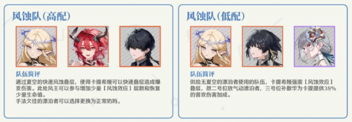 鸣潮卡提希娅怎么配队2