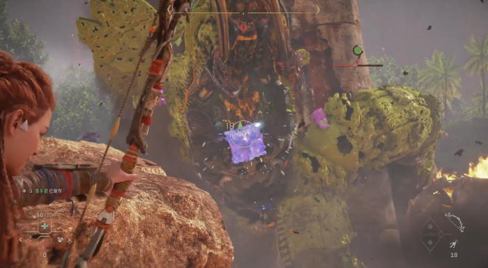 地平线西之绝境游牙兽怎么打3