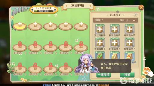 龙之国物语怎么种植植物?5