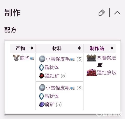 泰拉瑞亚鹿华怎么合成?1