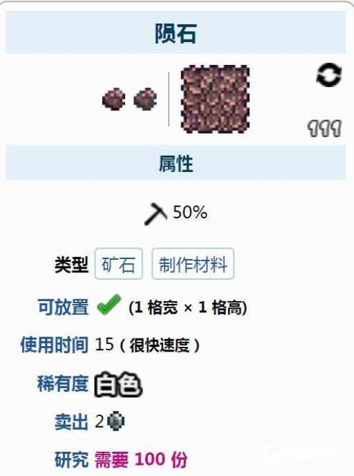 泰拉瑞亚陨石有什么用?3