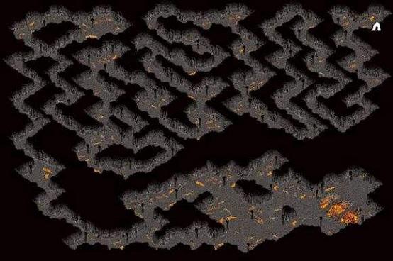 传奇火龙洞地图怎么走_火龙洞一下二层坐标图片详解