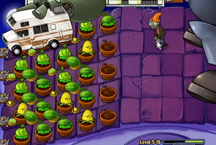 植物大战僵尸1怎么打败僵王博士2