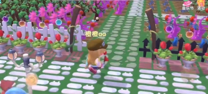 摩尔庄园地上花丛怎么做2